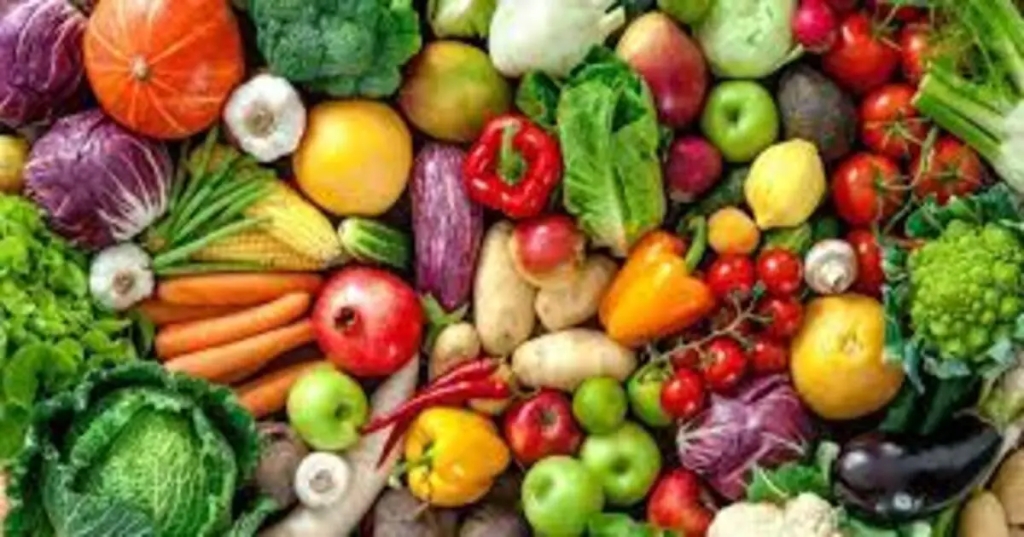 Fresh vegetables for healthy skin
